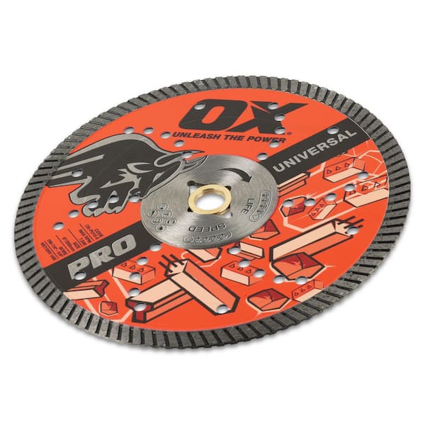OX Professional Series Universal 5/8 in. Bore 8 in. Diamond Blade