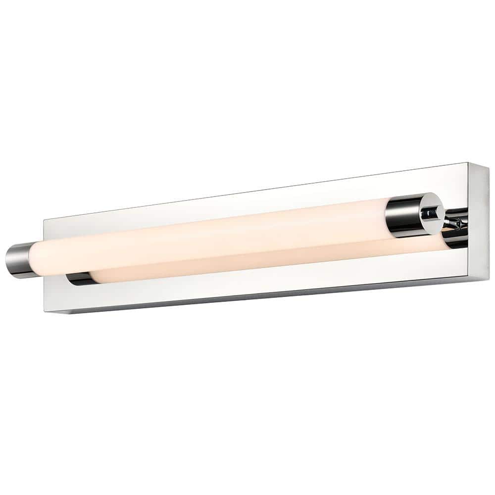 Procyon 24 in. Polished Chrome 1-Light ETL Certified Integrated LED ADA Compliant Vanity Lighting Fixture price history on PriceWatchPro