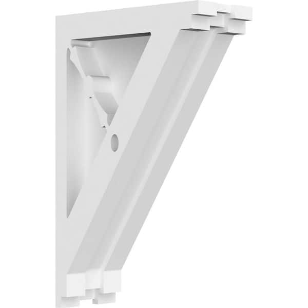 Ekena Millwork 1-7/8 in. x 7 in. x 4-1/2 in. PVC Artisan Corbel