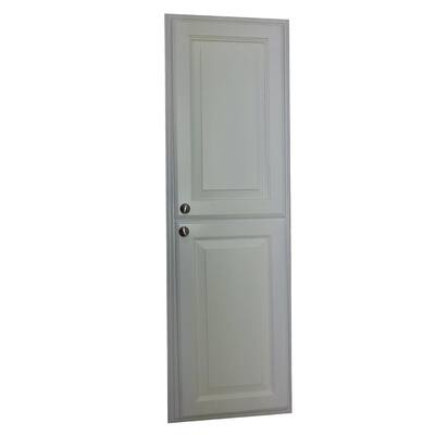 Napa Valley 15.5 in. W x 49.5 in. H x 3.5 in. D Medicine Storage Cabinet with White Raised Panel Door and Newport Trim