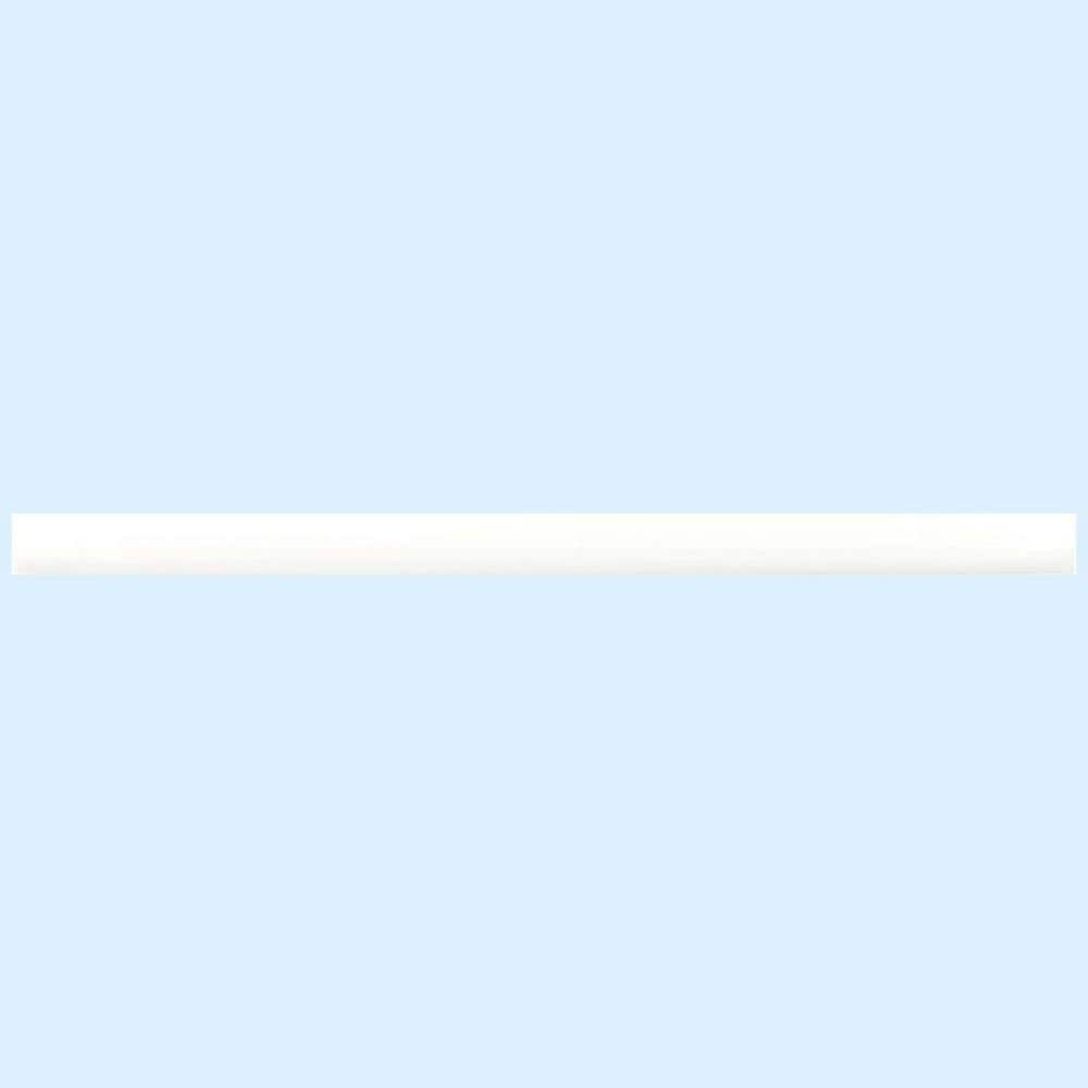 Arte White 0.47 in. x 7.87 in. Glossy Ceramic Pencil Tile Trims (0.3 sq. ft./case) (10-pack) price history on PriceWatchPro