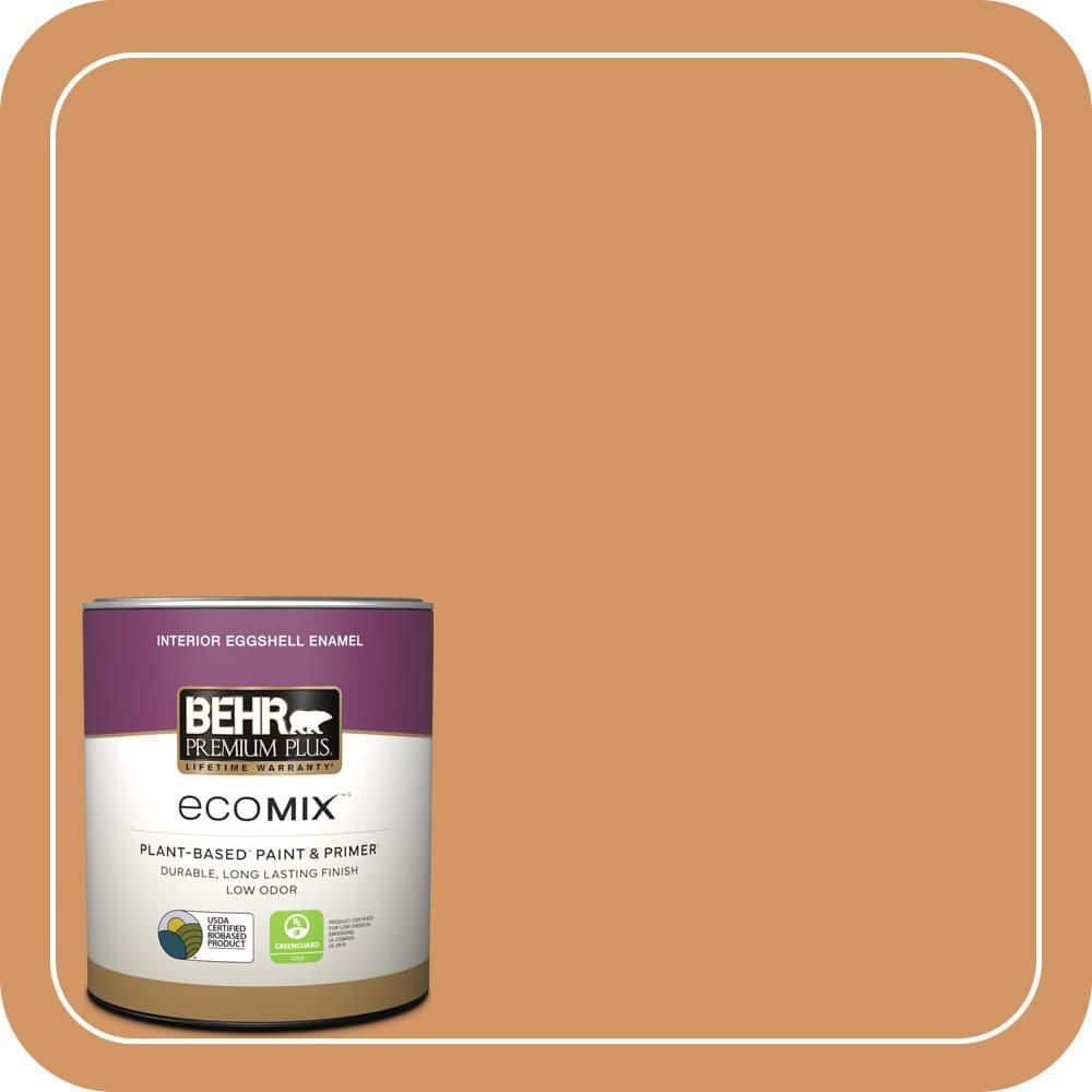1 qt. #280D-5 Glazed Pecan Eggshell Enamel EcoMix Plant-Based Interior Paint & Primer price history on PriceWatchPro