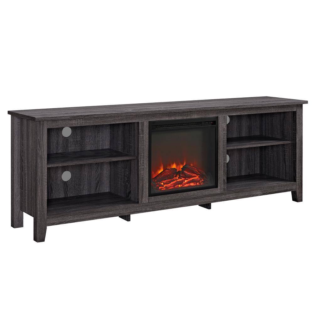 Walker Edison Furniture Company 70 in. Wood Media TV Stand Console with