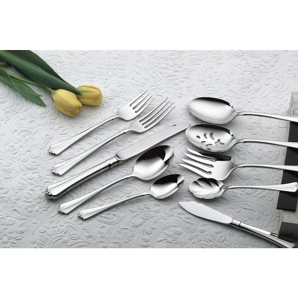 Oneida Scarlatti 18/10 Stainless Steel Tablespoon/Serving Spoons (Set of 12)  T018STBF - The Home Depot