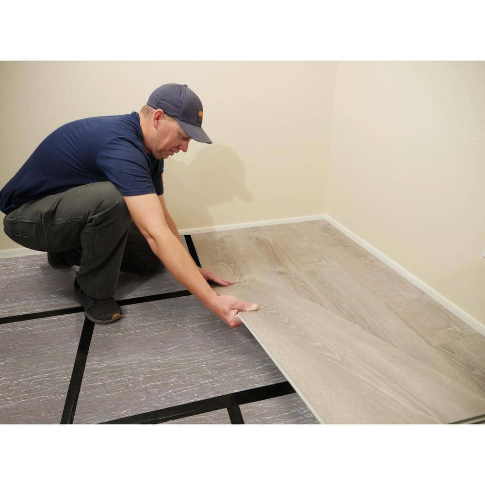 Gray Rigid Fiber Board Underlayment with Vapor Barrier, 2' x 3'