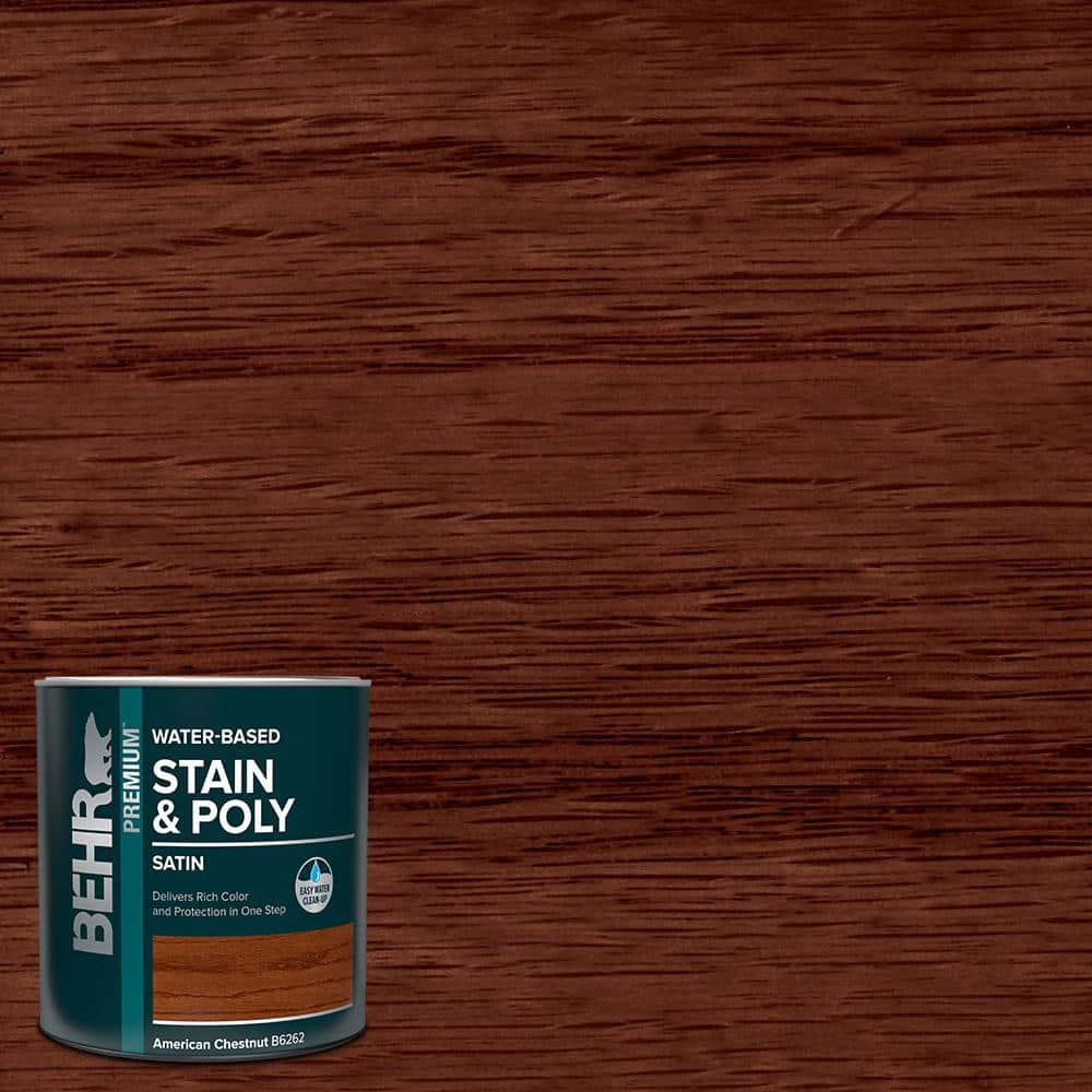 BEHR 1 qt. #TIS-362 American Chestnut Satin Semi-Transparent Water ...