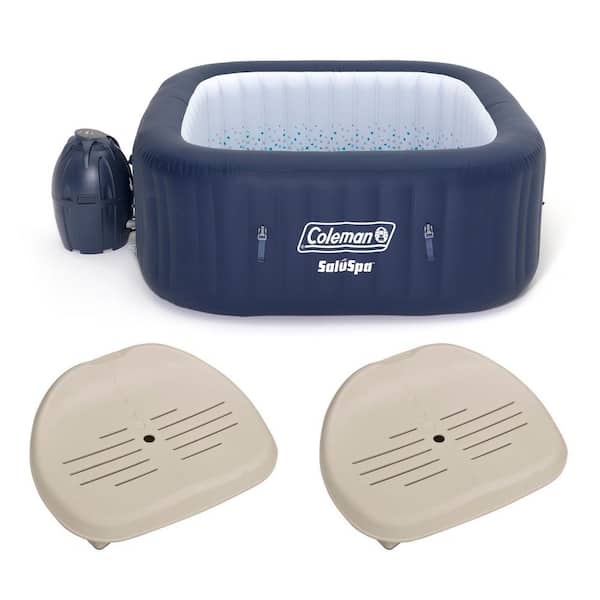 Coleman SaluSpa 4-Person Inflatable Hot Tub with PureSpa Seat (2-Pack)