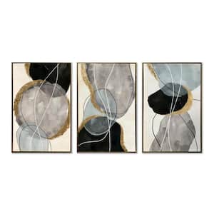 Endocrine 3 piece Art Print Gold Frame 24 in. x 36 in.