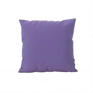 Outdoor Purple Water Resistant Throw Pillow (2-Pack)