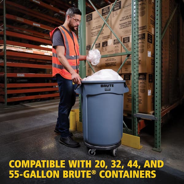 Rubbermaid Commercial Products Brute Trash Can Dolly FG264000BLA