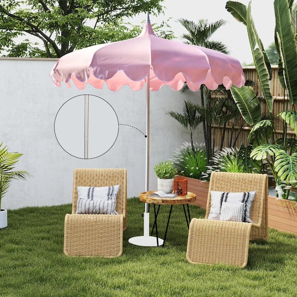 abba patio umbrella outdoor base Abba Patio 11ft Outdoor Patio Umbrella w/ Push Button Tilt and Crank, 6  Ribs-Dark Blue