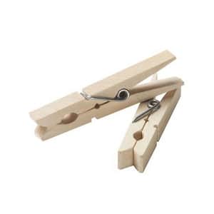 Everbilt Natural Wood Clothespins (50-Pack) 72966 - The Home Depot