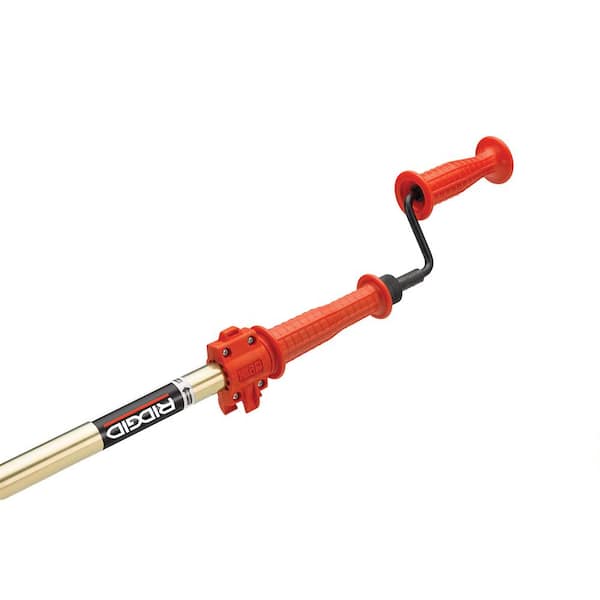 RIDGID K-6P Hybrid Toilet Snake Auger, Cable Extends to 6 ft. with
