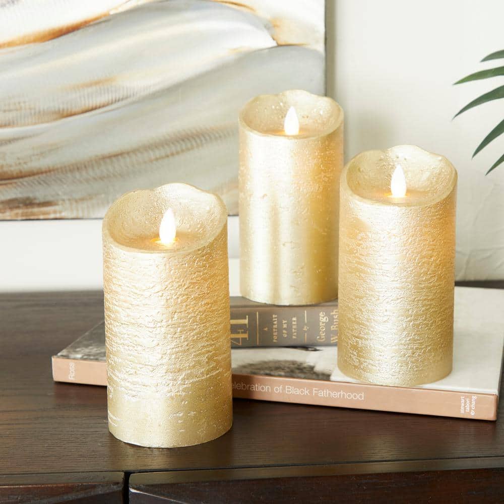Tall led pillar candles hotsell