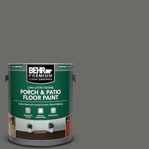1 gal. #PPU18-18 Mined Coal Low-Lustre Enamel Interior/Exterior Porch and Patio Floor Paint
