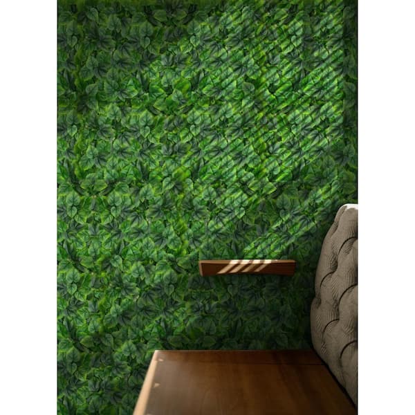 Green Smart Dekor 19 .68 in. x 19 .68 in. Artificial Veranda wall
