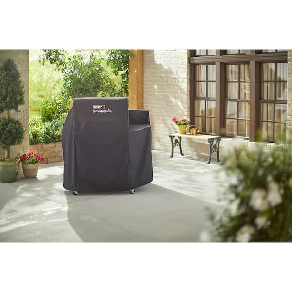 New WEBER SmokeFire Premium Grill Cover for EX4 Wood Pellet #7190-47"x31"x44" 