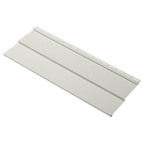 Ply Gem Evolutions Double 4 in. x 24 in. Vinyl Siding Sample in Mist