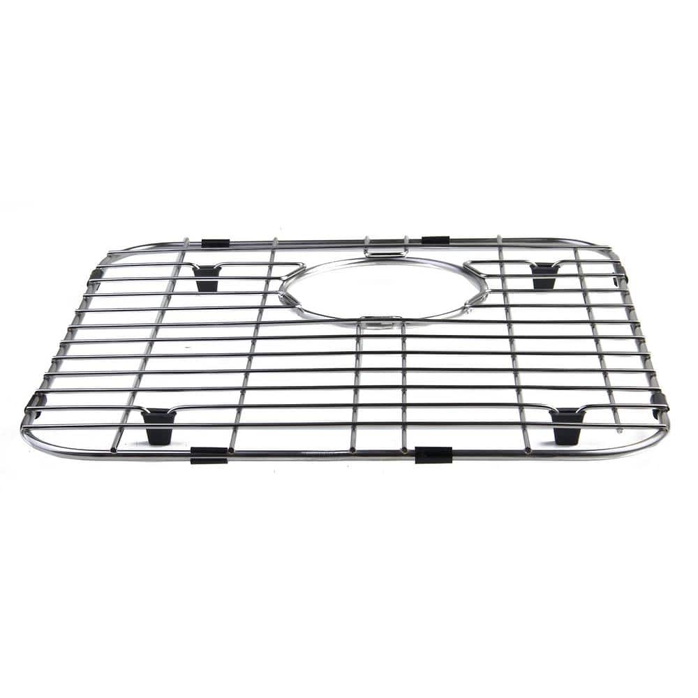Solid Stainless Steel Kitchen Sink Grid with Plastic Feet