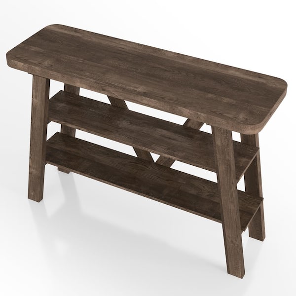 Furniture of America Novah 47 in W. Reclaimed Oak 33 in H