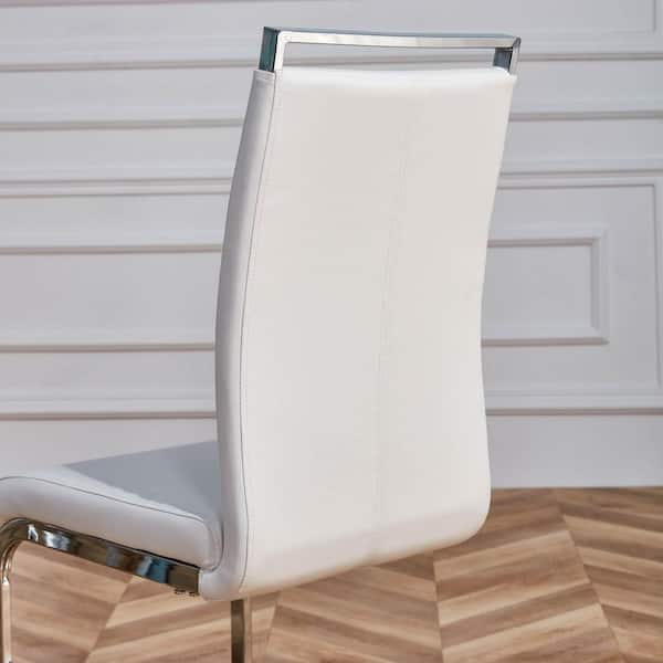 linzy metal slat back side chair