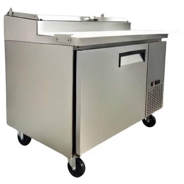 Table Simple Ref Koolmore 27 in. Commercial 1-Door Salad & Sandwich Prep Table ...