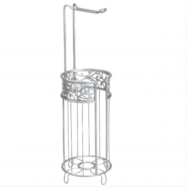 Unbranded Bathroom Stainless Steel Toilet Paper Holder Holder, Organizer and Dispenser - Satin-No Installation Required
