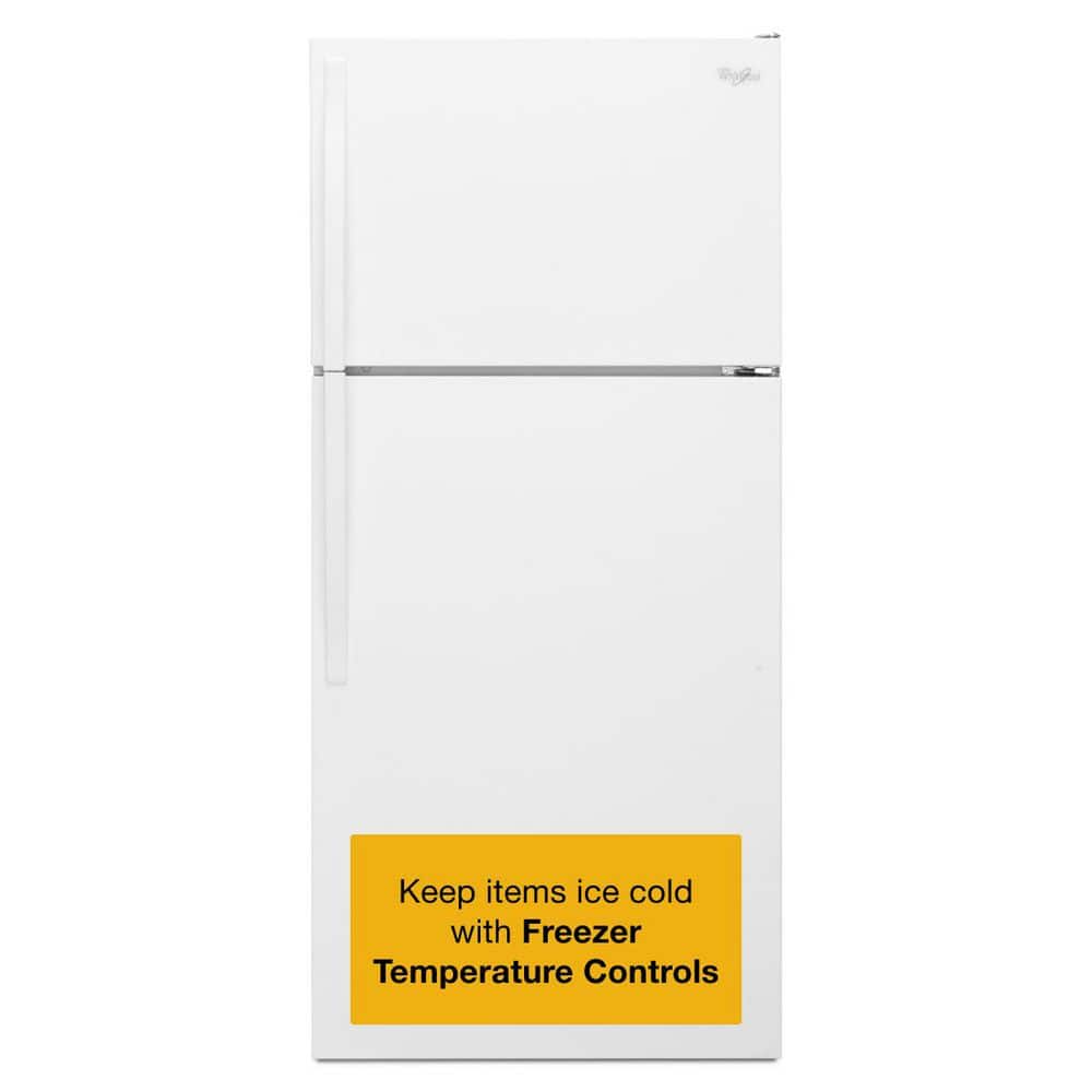 Whirlpool 14.3 cu. ft. Top Freezer Refrigerator in White