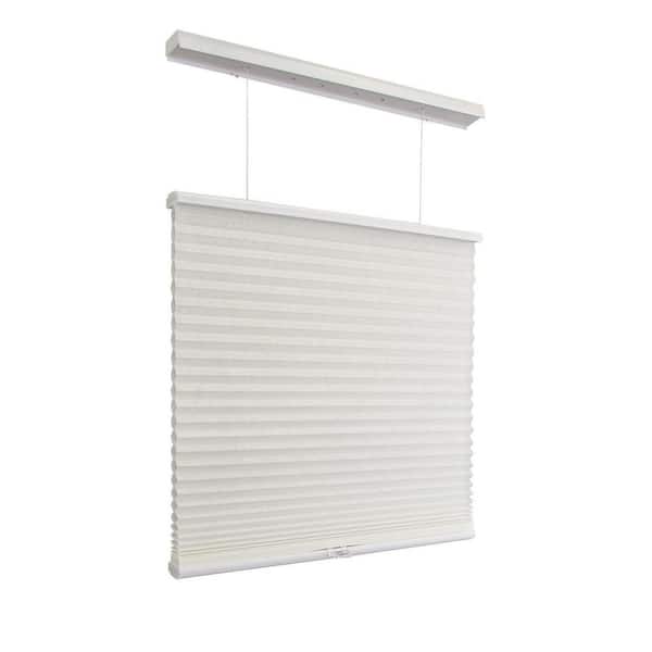 Chicology Cut-to-Size Pearl Cordless Top Down Bottom Up Light Filtering Polyester Cellular Shade 54.25 in. W x 48 in. L