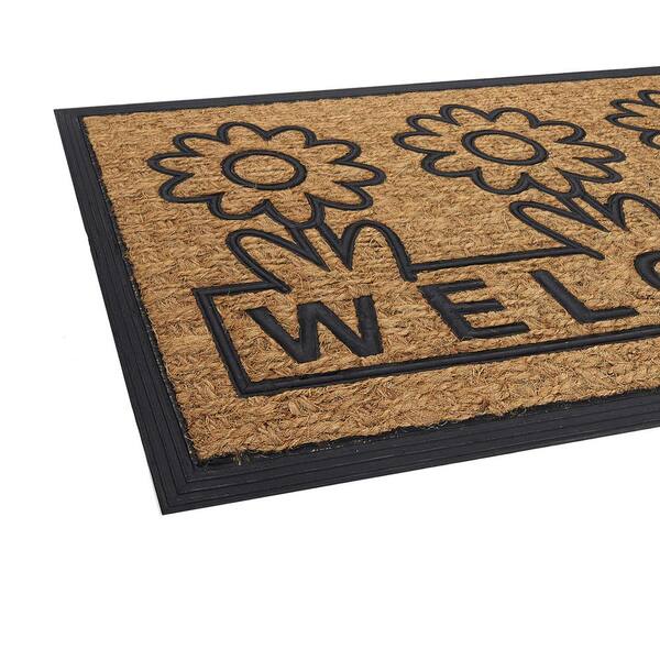 18 by 30 Achim Home Furnishings COM1830DS6 Daisy Coco Door Mat 18 by 30 Achim Home Furnishings COM1830DS6 Daisy Coco Door Mat