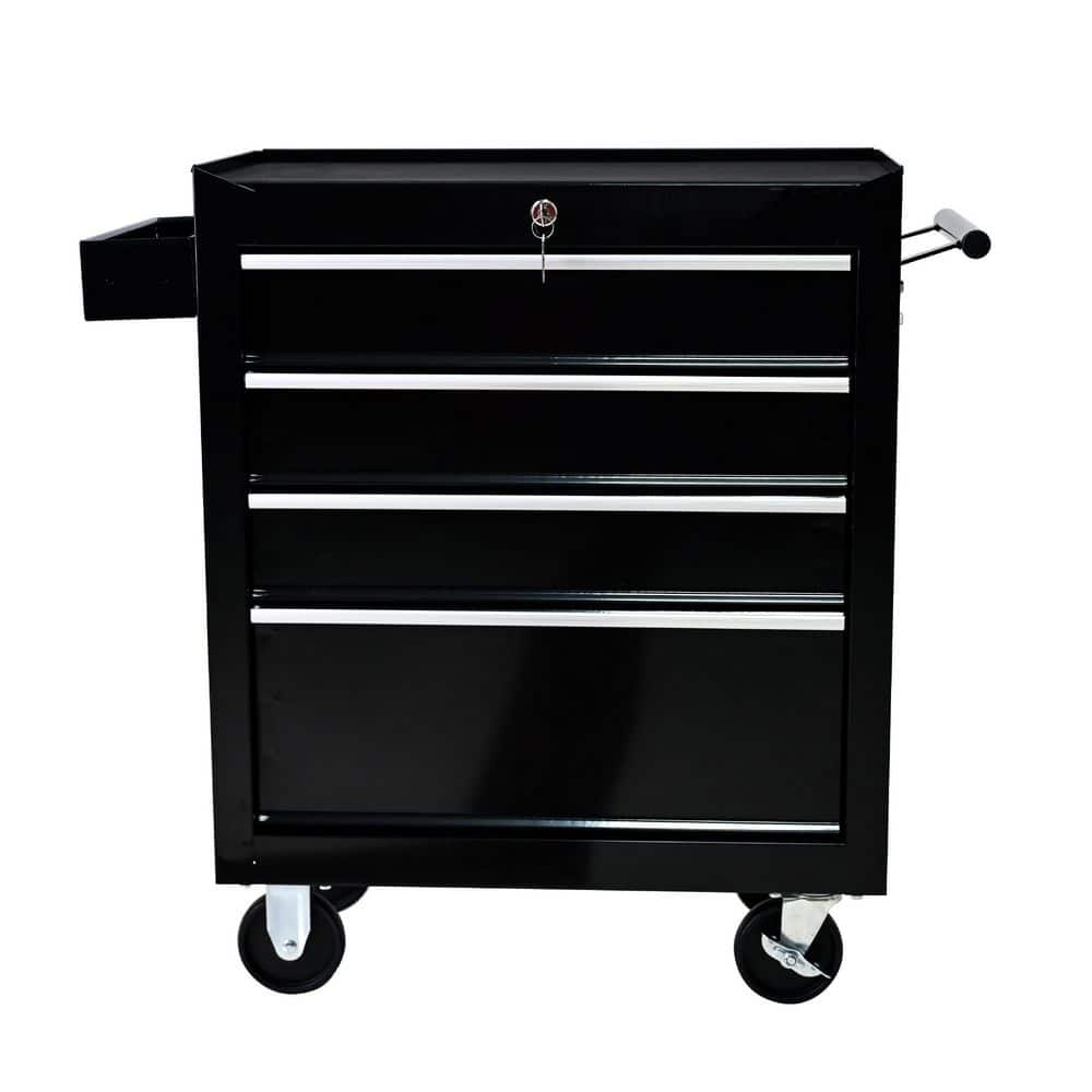 12.99 in. Rolling Tool Chest, 4 Drawer Toolbox with Wheels, Heavy Duty Industrial Service Cart Storage Organizer price history on PriceWatchPro