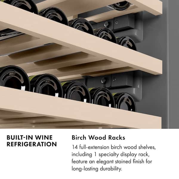 ZLINE Kitchen and Bath 18 in. 9.0 cu. ft. Triple Zone 68 Bottle