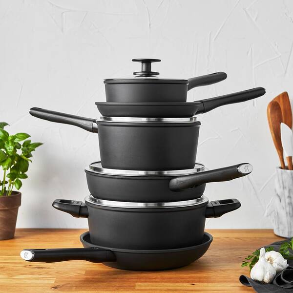ZWILLING Madura Plus Aluminum Nonstick Cookware Set, 10 ZWILLING Madura Plus Aluminum Nonstick Cookware Set, 10