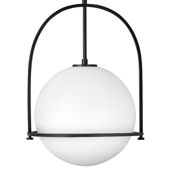HINKLEY - Somerset 1-Light Black Shaded Pendant Light
