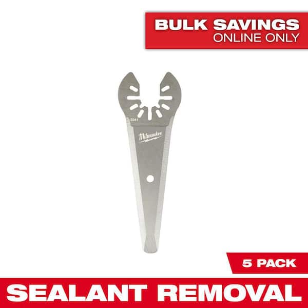3 in. Stainless Steel Tapered Sealant Cutting Multi-Tool Oscillating Blade (5-Piece)
