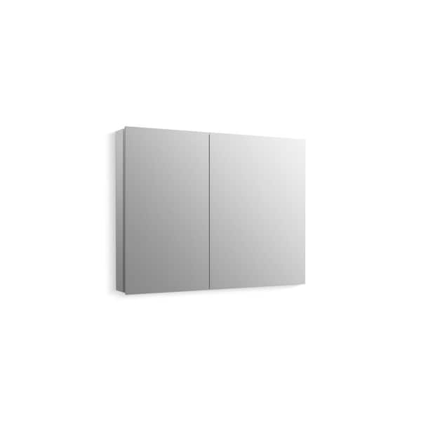 Embark Slim 35 in. W x 26 in. H Rectangular Two-Door Medicine Cabinet with Mirror