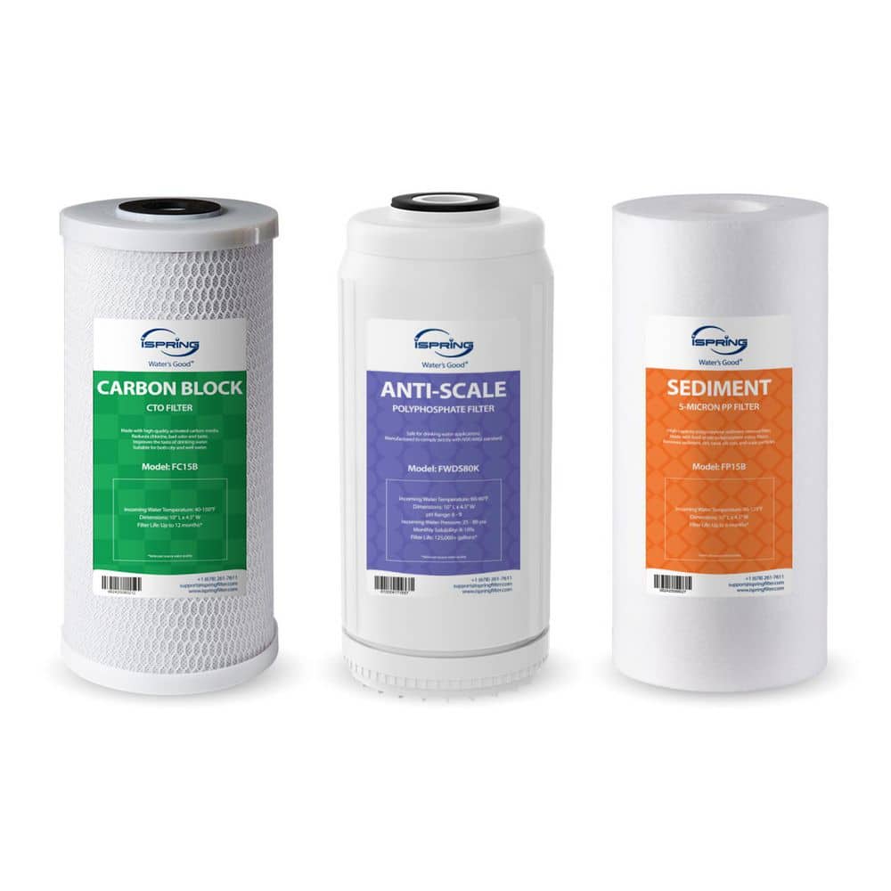 Anti-Scale Whole House Water Filter, Reduces Chlorine, Scale, Sediment, Odor, Fits