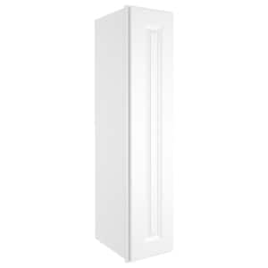 9-in W X 12-in D X 42-in H in Traditional White Plywood Ready to Assemble Wall Kitchen Cabinet