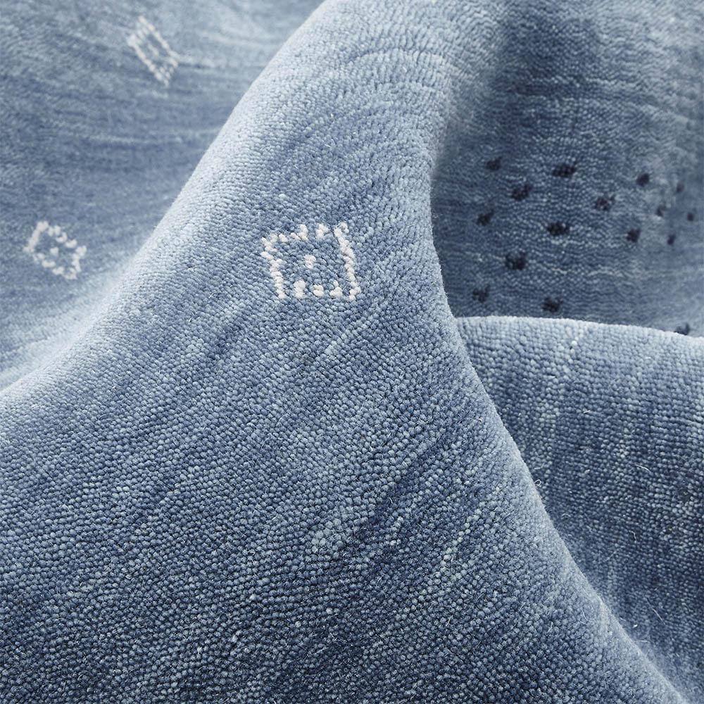 Sapphire Geometric Hand-Loomed Wool Area Rug 8' x 10'
