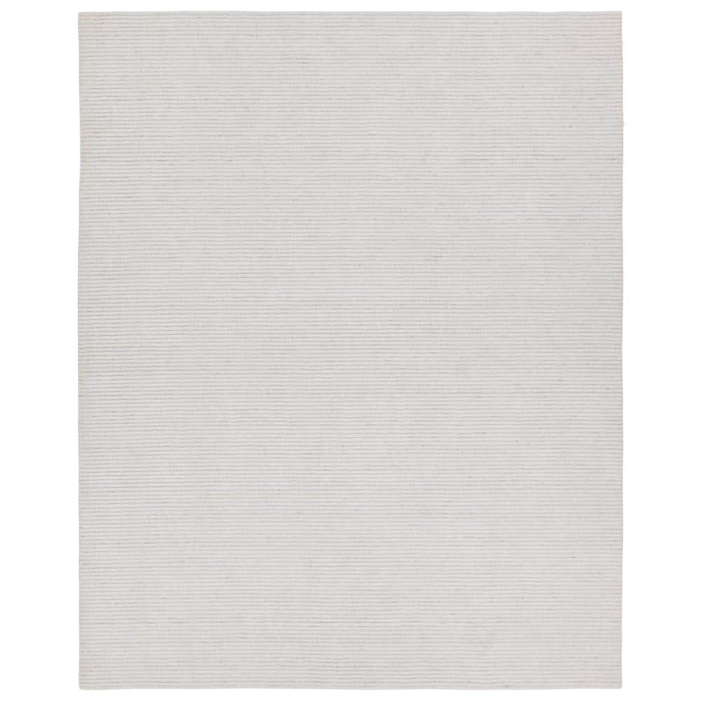 Jaipur Living Mona 4 ft. x 6 ft. Ivory Solid Handmade Indoor/Outdoor ...