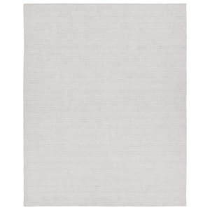 Mona 5 ft. x 8 ft. Ivory Solid Handmade Indoor/Outdoor Area Rug