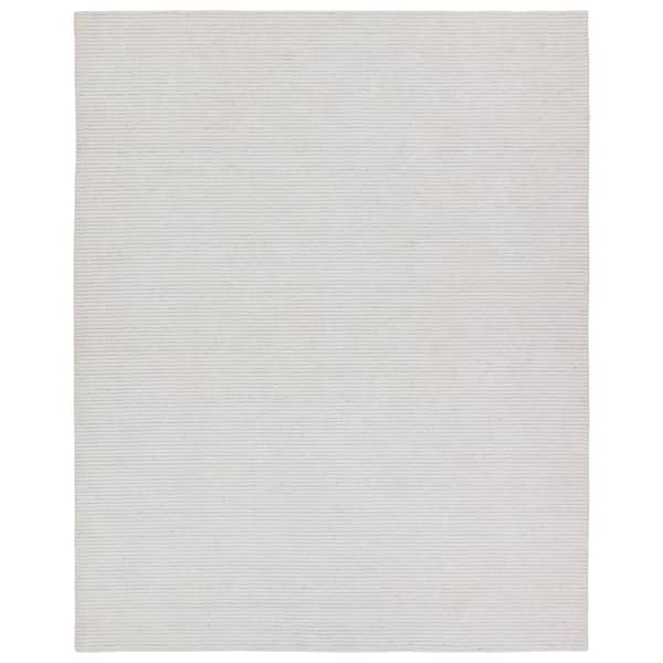 Mona 5 ft. x 8 ft. Ivory Solid Handmade Indoor/Outdoor Area Rug