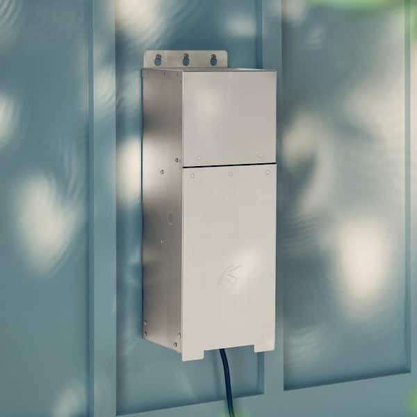 Pro Series 600-Watt Stainless Steel Low Voltage Outdoor Landscape Light Transformer (1-Pack)