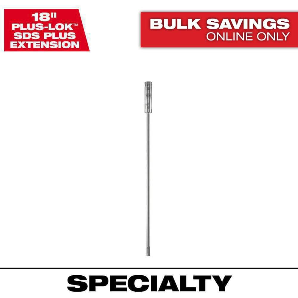 Milwaukee PLUSLOK 18 in. SDS-PLUS Carbide Bit Extension 48-20-6945