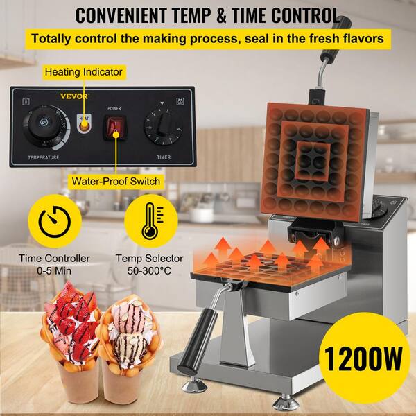 commercial bubble waffle machine