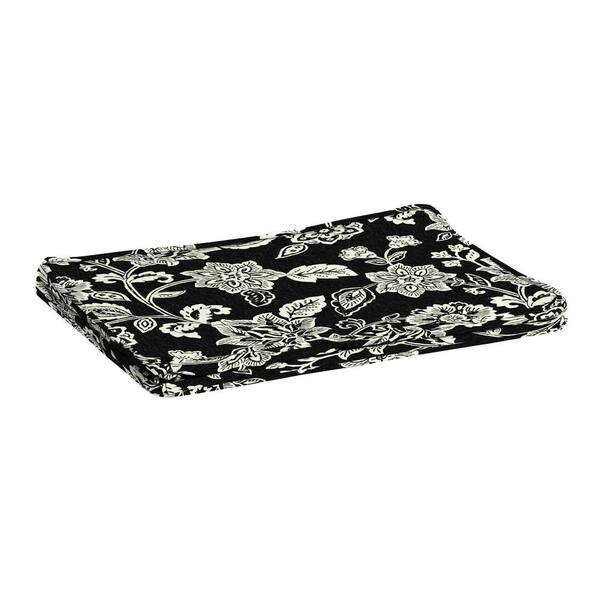 ARDEN SELECTIONS ProFoam 19 in. x 24 in. Outdoor Plush Deep Seat Back Cover, Ashland Black Jacobean