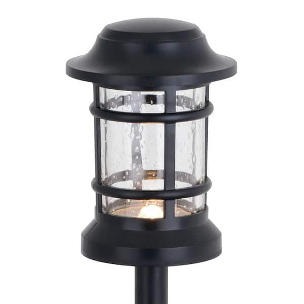 VAXCEL Westmont Low-Voltage Black Outdoor Hardwired LED Rust