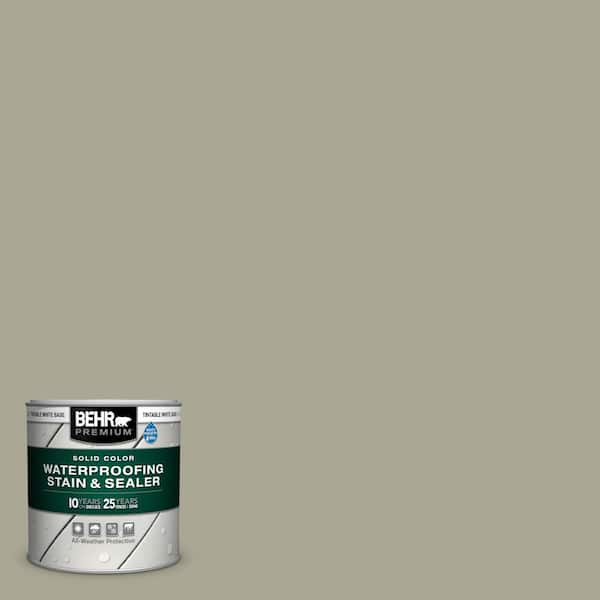 BEHR PREMIUM 8 oz. #N350-4 Jungle Camouflage Solid Color Waterproofing Exterior Wood Stain and Sealer Sample