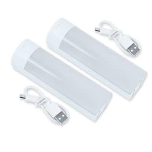 5 in. Rechargeable Battery Dimmable Bright White LED White Portable Task Light (2-Pack)