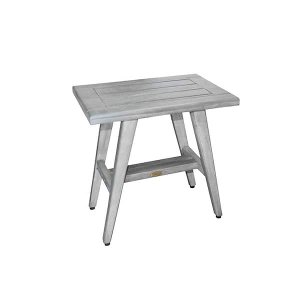 Coastal Vogue Coastal Vogue Mid Century 18 in. Wide Shower Bench GR501 in a Gray Finish